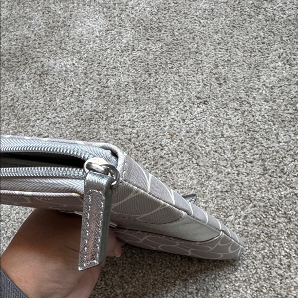 Nine West | Zip Around French Wallet in Gray - Picture 9 of 12